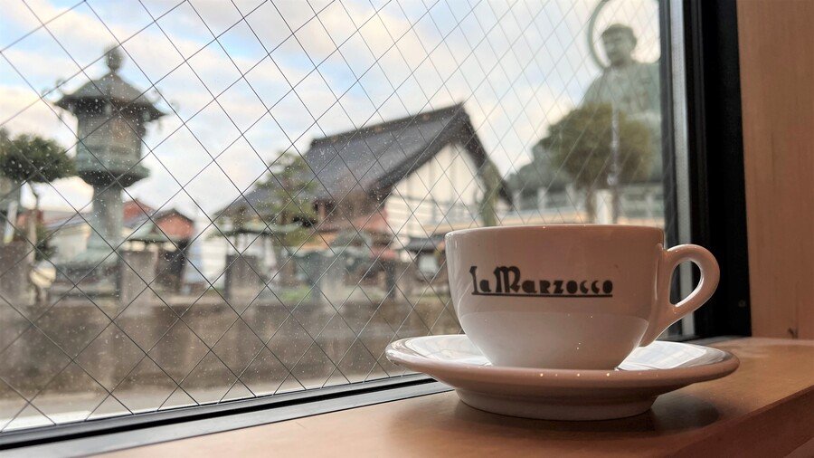 高岡大仏の横に素敵なカフェがオープンしました！【amida coffee